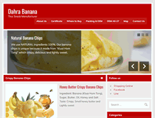 Tablet Screenshot of dahrabanana.com